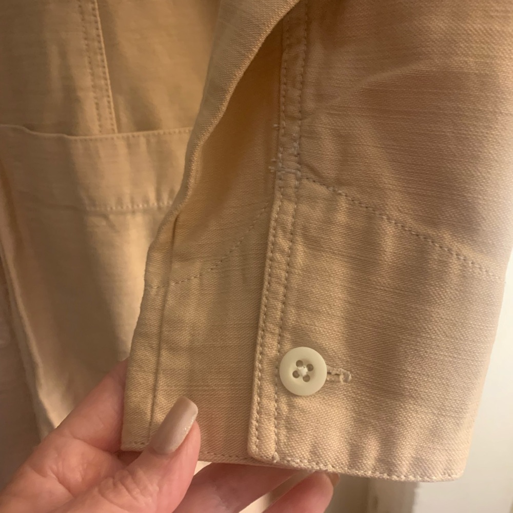 Madewell Jumpsuit with pockets in Beige Sz. XXS - Picture 8 of 8